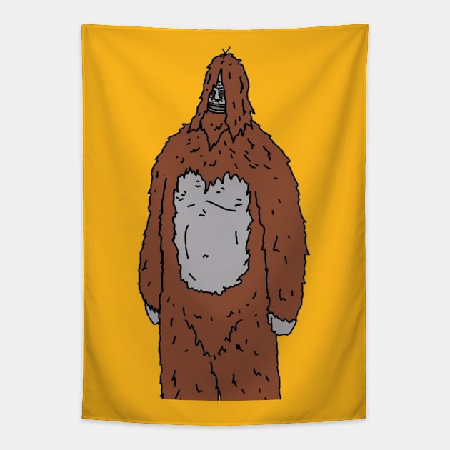 Sassy The Sasquatch Epic Fashion Tapestry by Geometc Style