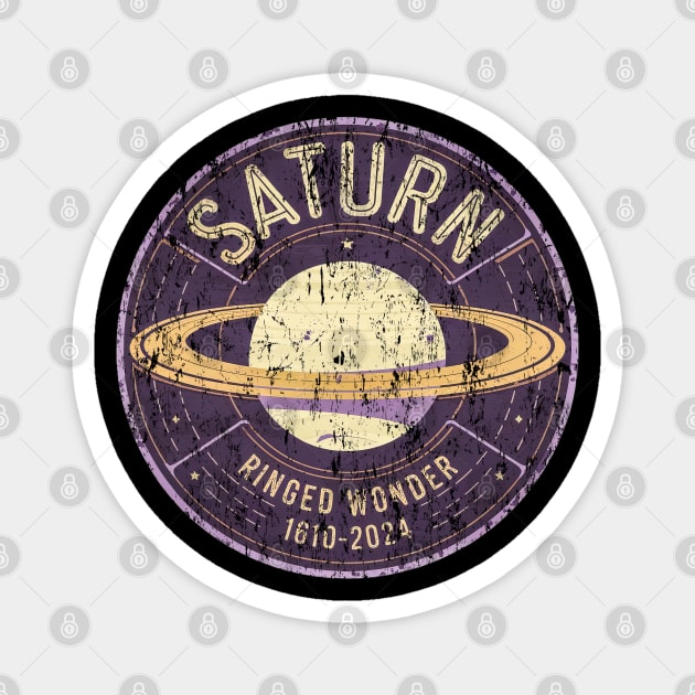 Saturn: The Ringed Giant of the Cosmos Magnet by Steve