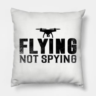 Flying Not Spying // Black Pillow