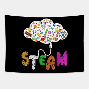 STEAM Teacher and Student Back to School STEM Gift Funny Tapestry