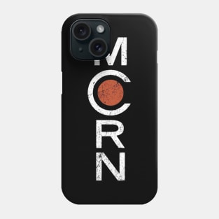 White and Red MCRN Grunge Phone Case