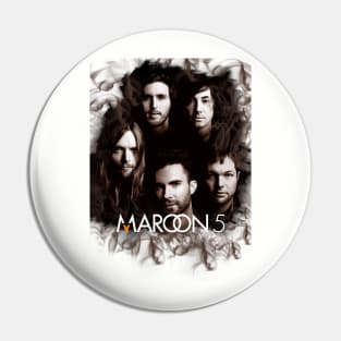 Maroon 5 Pop Rock Band Pin