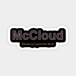 McCloud Grunge Text Magnet