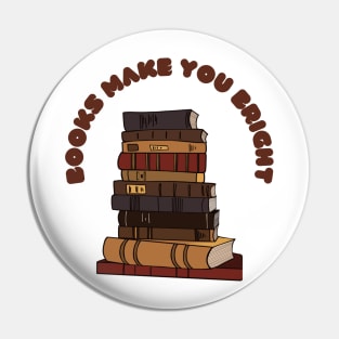 books make you bright Pin