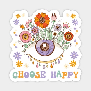 Choose Happy Magnet