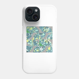 Abstract Marbled Paper Circles #5 Phone Case