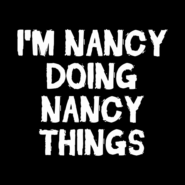 I'm Nancy doing Nancy things by hoopoe