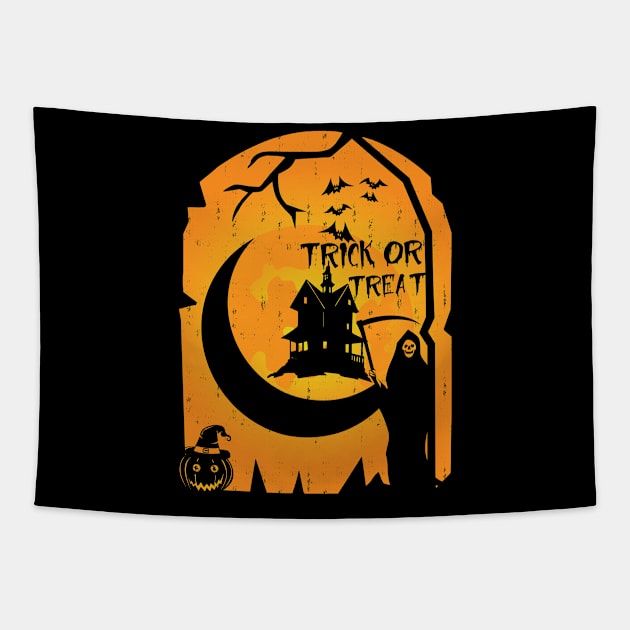 Trick or Treat Tapestry by JJDESIGN520