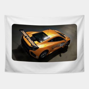 McLaren MP4-12C Cartoon Drawing Action Print Tapestry