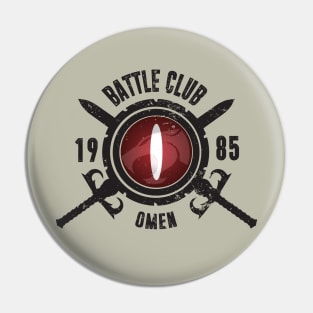 EYE of Thunder - Battle Club 1985 Vintage CREST Pin