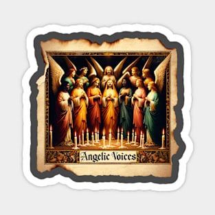 Angel choir by candlelight Magnet