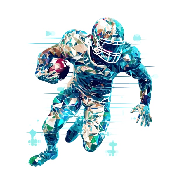 American Football Sport Game Champion Competition Abstract by Cubebox