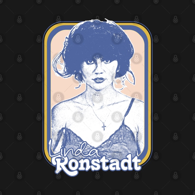 Linda Ronstadt /// Original Retro 1970s Style Fan Art Design by DankFutura