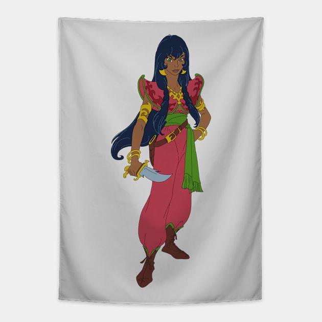 Tula from The Pirates of Dark Water Tapestry by GoneawayGames