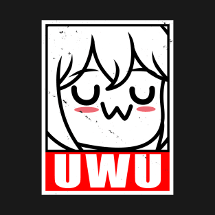 Funny Kawaii Uwu Meme Gift For Kids T-Shirt