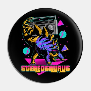 Stereosaurus - A Rad Dinosaur Pin