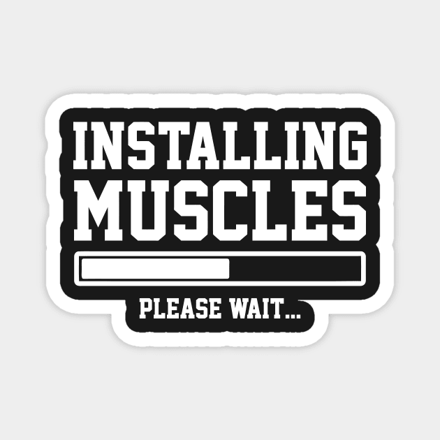 INSTALLING MUSCLES Magnet by Mariteas