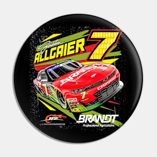 Justin Allgaier Charcoal Car Pin