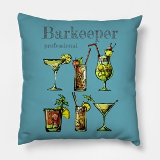 Barkeeper Professional Design Pillow