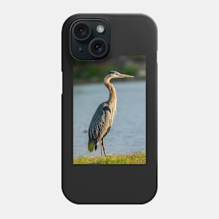 Blue Heron on the Shoreline Phone Case