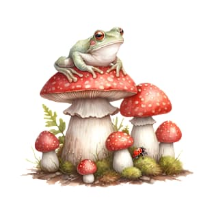 Frog and toadstools T-Shirt