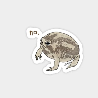 froggie says NO Magnet