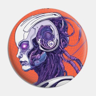 Dead Inside cyberpunk  aesthetic cyborg Pin