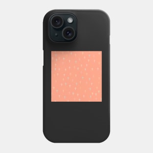 Itty Bitty Crosses Dusk Pink Phone Case