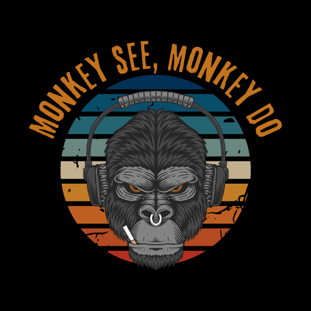 monkey see monkey do by Jade Nguyen