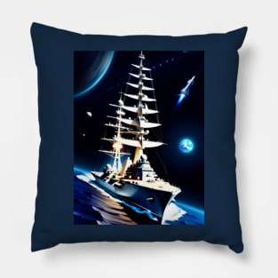 Warship design Pillow