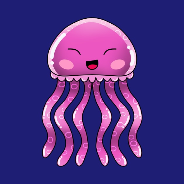 Little Pink Squid by LoneJensen