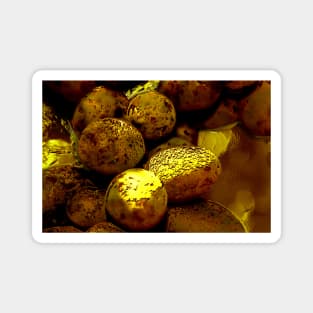 Golden Grapes Embossed Magnet