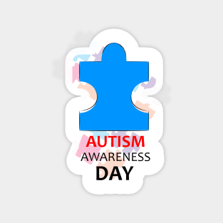 Autism awareness day gift Magnet