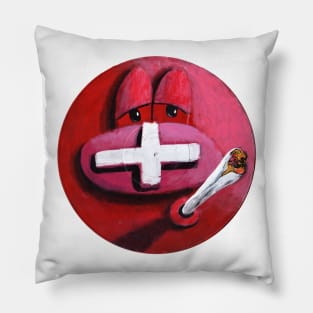 Ronnielighto Smokey Face Pillow