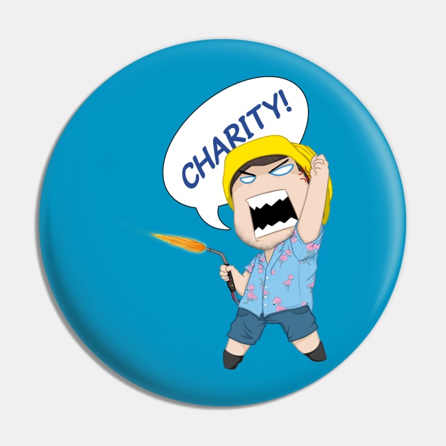 Misha Collins Charity Chibi Pin by potatonomad