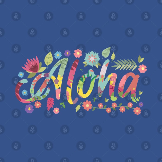 vintage Retro summer Hawaii Beach Aloha by RedoneDesignART