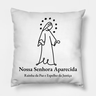 Our Lady of Aparecida (Nossa Senhora da Conceição Aparecida) 9B Pillow