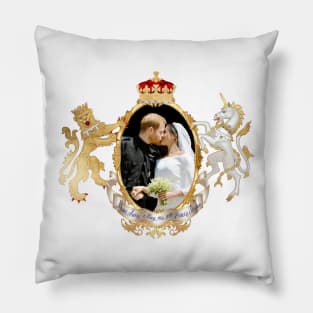 Royal Wedding Kiss, Harry + Meghan Pillow