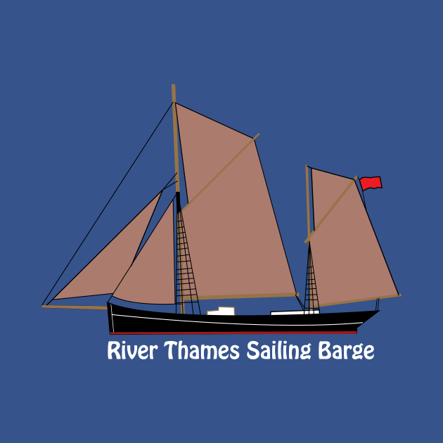 River Thames Sailing Barge by CHBB