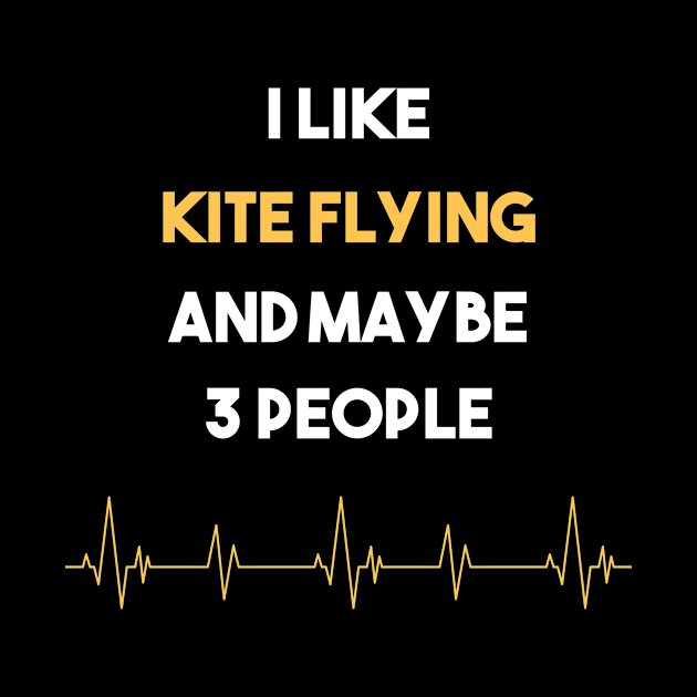 I Like 3 People And Kite Flying Kites by Hanh Tay