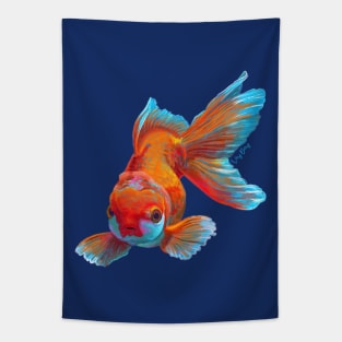 Glowing Goldfish Tapestry