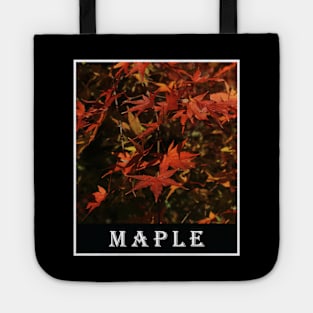 Red Momiji Leaves Are a Sign That Autumn Has Arrived Photography Tote