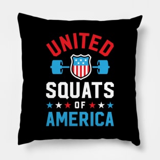 United Squats Of America v2 Pillow