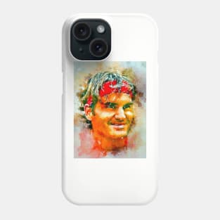 Watercolor Federer Phone Case