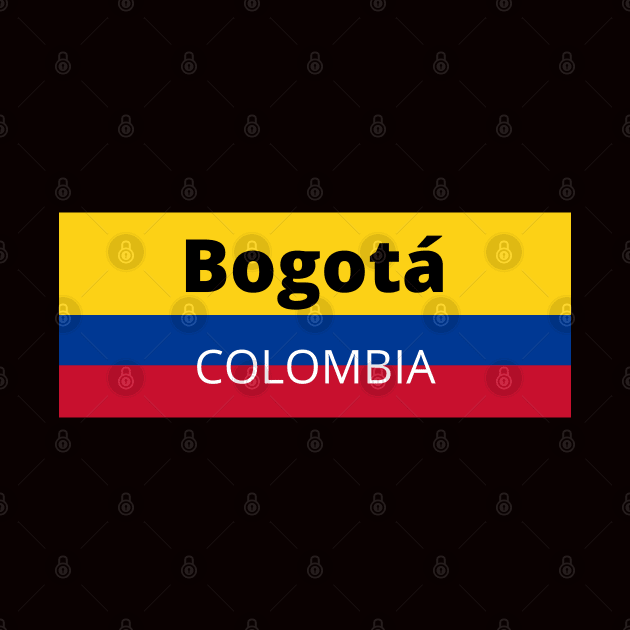 Bogotá City in Colombian Flag by aybe7elf