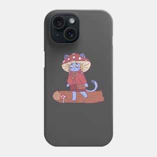 Mushroom cat Phone Case