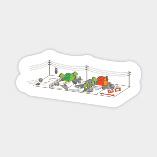 Monopoly Town Magnet