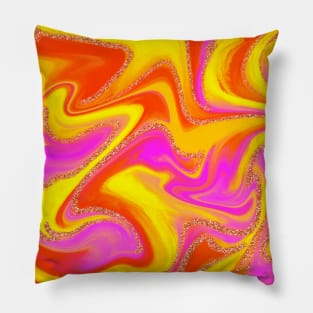 Colorful Abstract Design Pillow