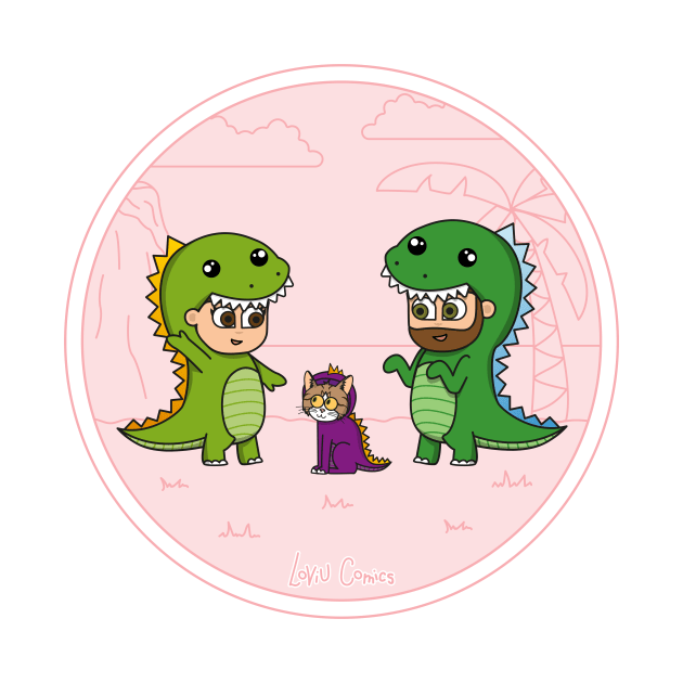 Dino Love by Loviu Comics