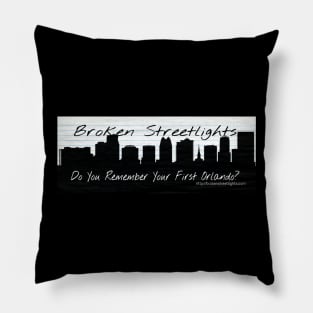 Broken Streetlights Orlando Pillow